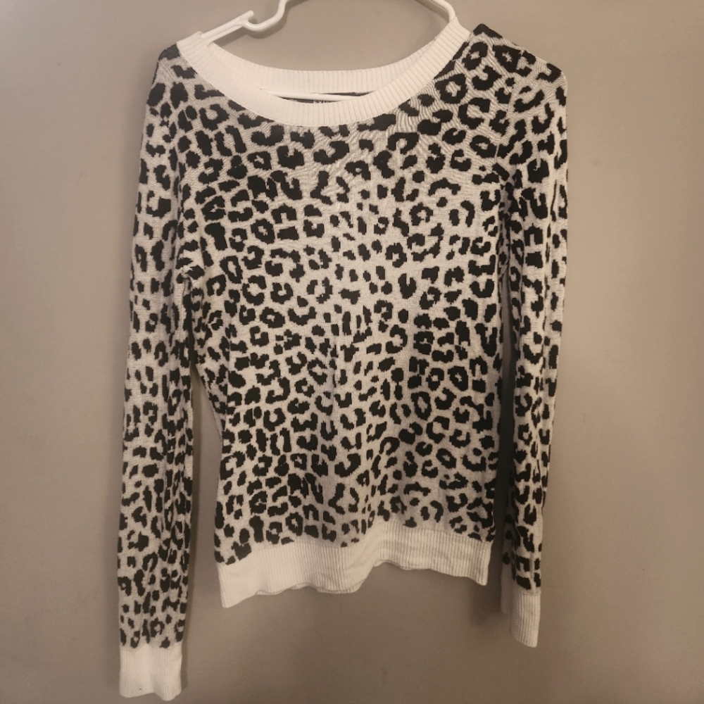 Express leopard print sweater